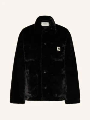 Carhartt Wip Kurtka Ze Sztucznego Futra Olney schwarz