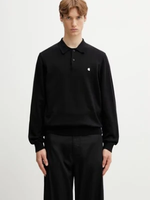 Carhartt WIP L/S Madison Polo sweter bawełniany męski