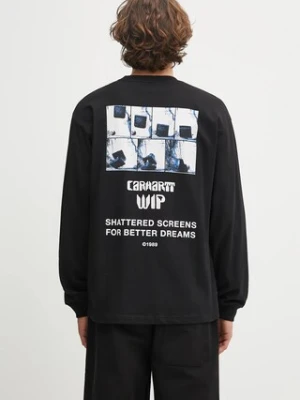 Carhartt WIP longsleeve bawełniany L/S Better Dreams T-Shirt kolor czarny z nadrukiem I035458.89XX