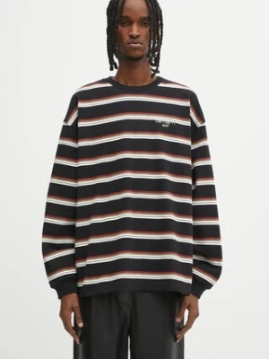 Carhartt WIP longsleeve bawełniany L/S Holm kolor czarny wzorzysty I035303.37DXX
