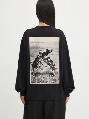 Carhartt WIP longsleeve bawełniany W' L/S No Play T-Shirt kolor czarny I035494.89XX