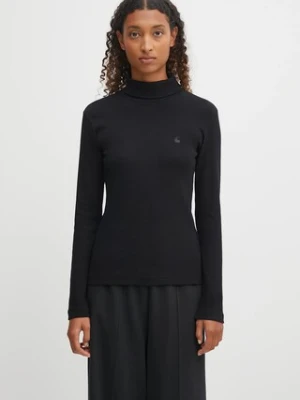 Carhartt WIP longsleeve W' L/S Philipa Mockneck T-Shirt kolor czarny I035470.89XX