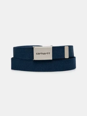 Carhartt WIP pasek Clip Belt Chrome kolor granatowy I019176.E7XX