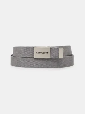 Carhartt WIP pasek Clip Belt Chrome kolor szary I019176.2LRXX