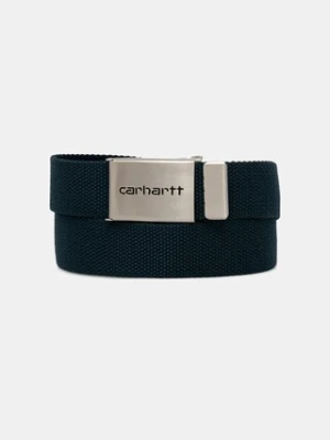 Carhartt WIP pasek Clip Belt Chrome kolor zielony I019176.0AUXX