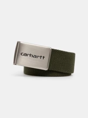 Carhartt WIP pasek Clip Belt Chrome kolor zielony I019176.666XX