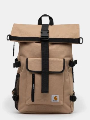 Carhartt WIP plecak Philis Backpack kolor beżowy duży gładki I031575.2FSXX