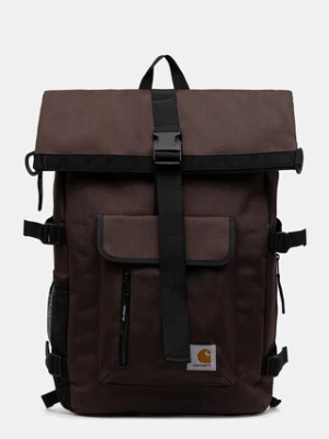 Carhartt WIP plecak Philis Backpack kolor brązowy duży gładki I031575.33HXX