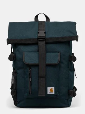 Carhartt WIP plecak Philis Backpack kolor turkusowy duży gładki I031575.0AUXX