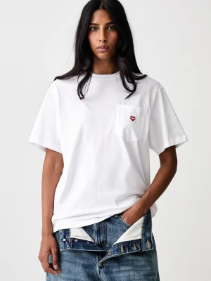 Carhartt WIP Pocket Small Heart T-Shirt bawełniany damski