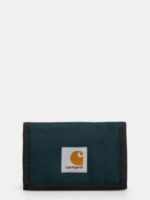 Carhartt WIP portfel Alec Wallet kolor turkusowy I031471.0AUXX