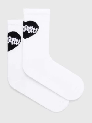 Carhartt WIP skarpetki Amour Socks męskie kolor biały I033618.00AXX