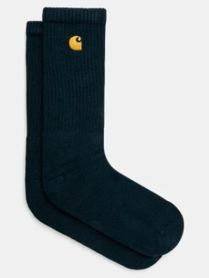 Carhartt WIP skarpetki Chase Socks męskie kolor turkusowy I029421.2D0XX