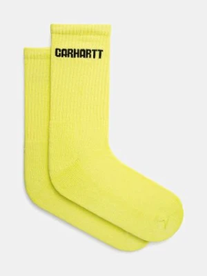 Carhartt WIP skarpetki Industry Socks kolor żółty I034371.2N9XX