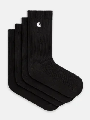 Carhartt WIP skarpetki Madison Pack Socks 2-pack męskie kolor czarny I034572