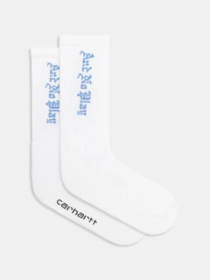 Carhartt WIP skarpetki No Play Socks kolor biały I035605.02XX