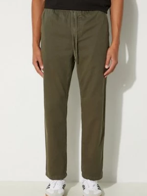 Carhartt WIP spodnie bawełniane Flint Pant kolor zielony I029919.666GD