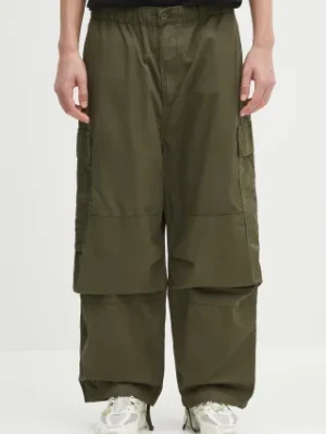 Carhartt WIP spodnie bawełniane Jet Cargo Pant męskie kolor zielony w fasonie cargo I032967.4102