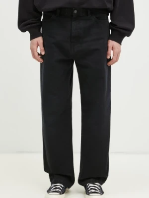 Carhartt WIP spodnie bawełniane Landon Pant kolor czarny proste I034318.894O