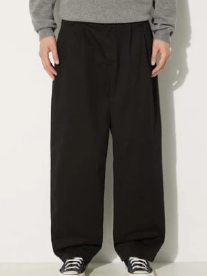 Carhartt WIP spodnie bawełniane Merrick Pant kolor czarny w fasonie chinos I033759.8906