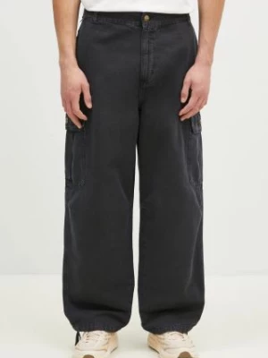 Carhartt WIP spodnie bawełniane Stanton Cargo Pant kolor szary proste I033825.894J