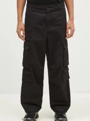 Carhartt WIP spodnie bawełniane Tracker Pant kolor czarny w fasonie cargo I033835.89XX