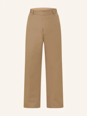 Carhartt Wip Spodnie Chino Brady O Regularnym Kroju beige