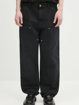 Carhartt WIP spodnie Double Knee Pant męskie kolor czarny proste I034796.894O