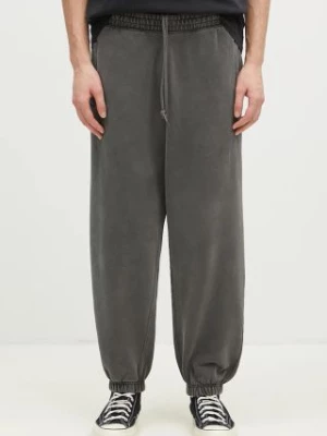 Carhartt WIP spodnie dresowe bawełniane Vista Grand Sweat Pant kolor szary gładkie I032337.87GD