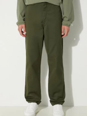 Carhartt WIP spodnie Master Pant męskie kolor zielony proste I034233.66602