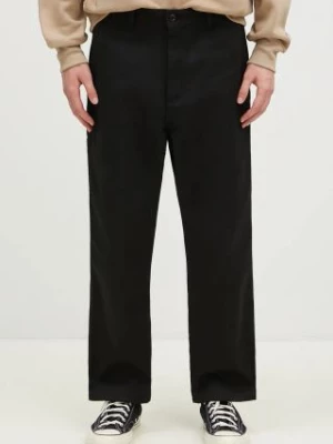 Carhartt WIP spodnie Midland Single Knee Pant męskie kolor czarny proste I033753.8901