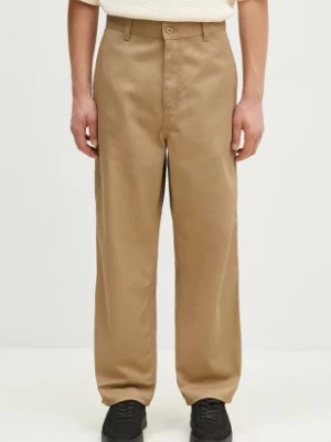 Carhartt WIP spodnie Midland Single Knee Pant męskie kolor zielony proste I033753.8Y01