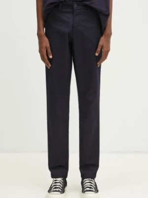 Carhartt WIP spodnie Sid Pant męskie kolor granatowy proste I003367.-DARK.NAVY