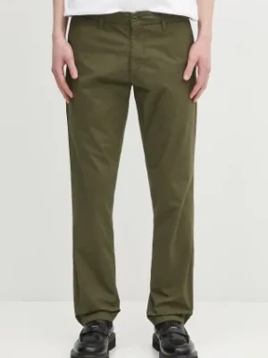 Carhartt WIP spodnie Sid Pant męskie kolor zielony w fasonie chinos I027955.4102