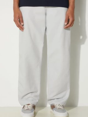 Carhartt WIP spodnie Single Knee Pant męskie kolor szary w fasonie chinos I031497.29J02