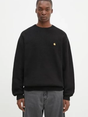 Carhartt WIP sweter bawełniany Chane Sweater kolor czarny  I033884.00FXX