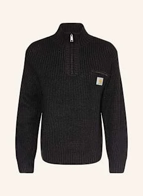 Carhartt Wip Sweter Typu Troyer Detroit schwarz