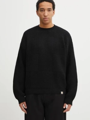 Carhartt WIP sweter z dodatkiem wełny Bishop Sweater męski kolor czarny I035591.89XX