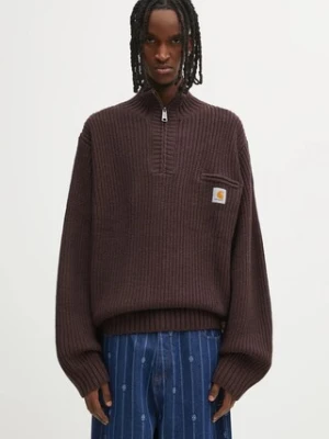 Carhartt WIP sweter z dodatkiem wełny Detroit Half Zip Sweater