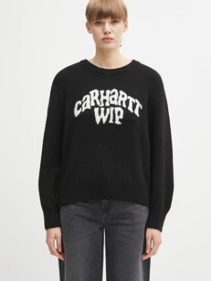 Carhartt WIP sweter z domieszką wełny W' Guide Club Sweater damski kolor czarny lekki I035386.K02XX