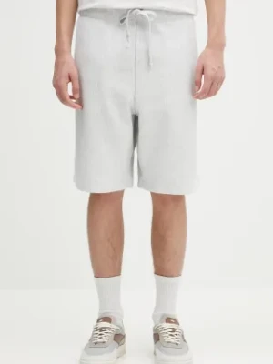 Carhartt WIP szorty American Script Sweat Short kolor szary gładkie I031685.482XX