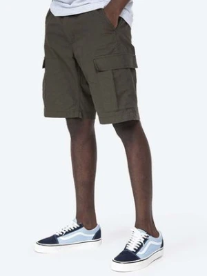 Carhartt WIP szorty Aviation Short męskie kolor zielony I028245.CYPRESS-CYPRESS