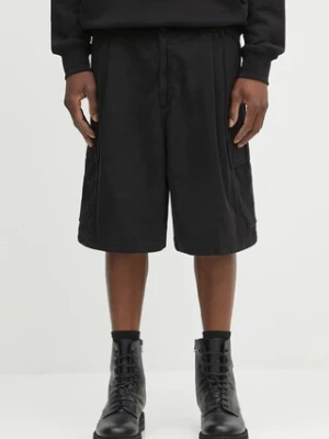 Carhartt WIP szorty bawełniane Cole Cargo męskie kolor czarny I035566.89GD