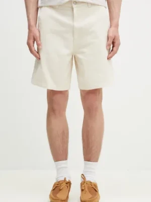 Carhartt WIP szorty bawełniane Drewe Short męskie kolor beżowy I034802.502