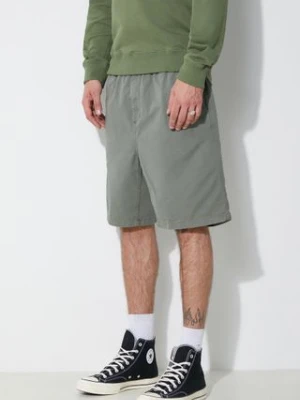 Carhartt WIP szorty bawełniane Flint Short kolor zielony I030480.1YFGD