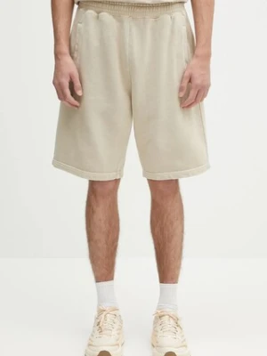 Carhartt WIP szorty bawełniane Nelson Sweat Short męskie kolor beżowy I030130.2LPGD