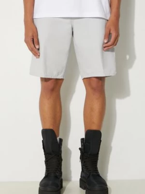 Carhartt WIP szorty bawełniane Single Knee Short kolor szary I027942.29J02