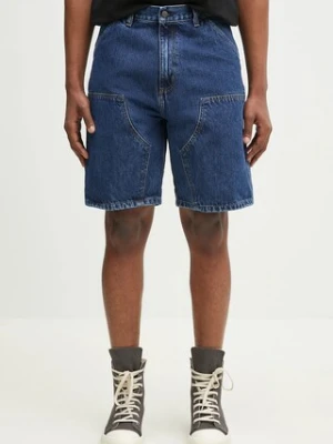 Carhartt WIP szorty jeansowe bawełniane Double Knee Short