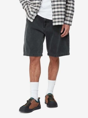Carhartt WIP szorty jeansowe bawełniane Landon Short kolor czarny I030469-BLUESTOWAS