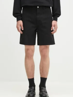 Carhartt WIP szorty jeansowe Drewe Short męskie kolor czarny I034802.8902